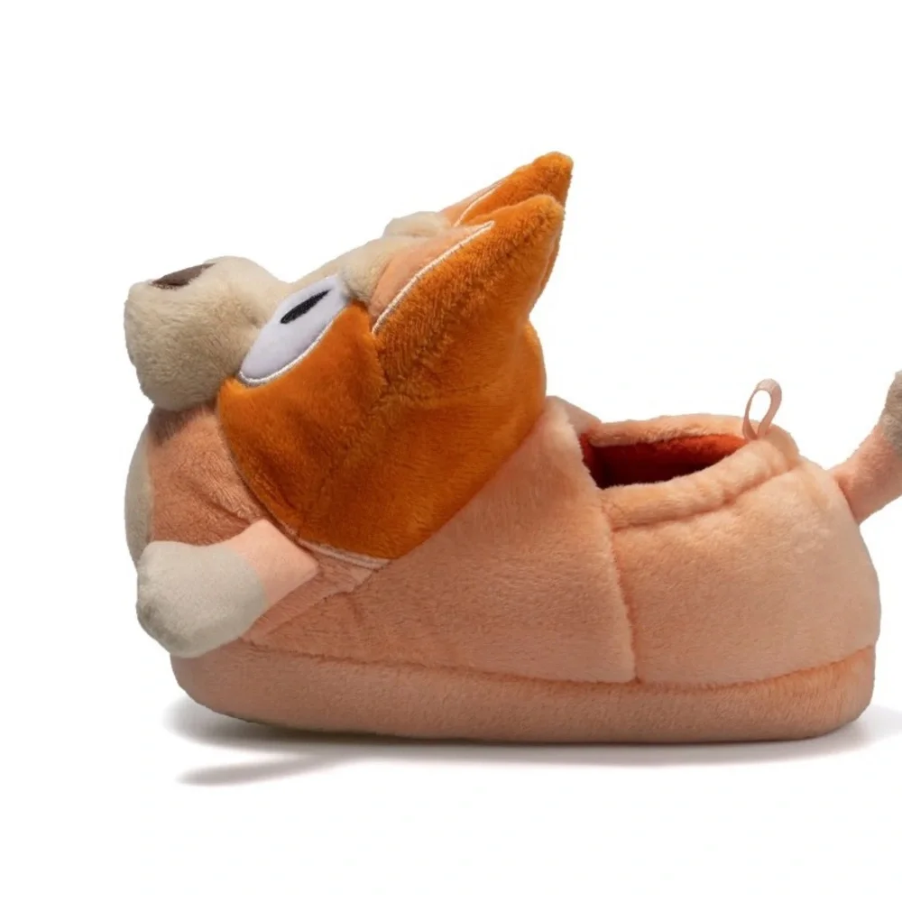 Bluey‎ Bingo Plush Slippers Toddler Boys 7/8 Soft House Shoes NWT